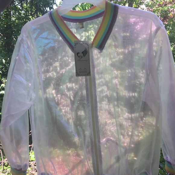 Iridescent Spring jacket (translucent) - Picture 3 of 3